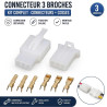 Connecteur Électrique Plastique 3 Broches
