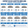 Coffret Assortiment de 80 Clavettes Demi Lune