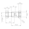 Serre Câble de Frein Ø 8 mm