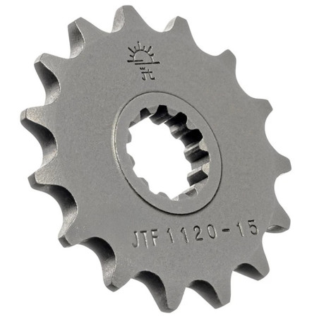 Pignon Acier JT Sprockets 15 Dents Pas 420 pour Minarelli AM6