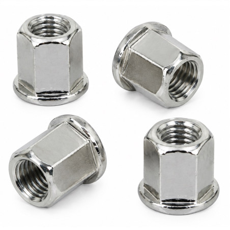 Jeu de 4 Écrous de Culasse M7 pour Minarelli AM6 / Peugeot 103 / MBK 51 / Motobécane