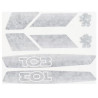 Kit Autocollant pour Peugeot 103 Gris