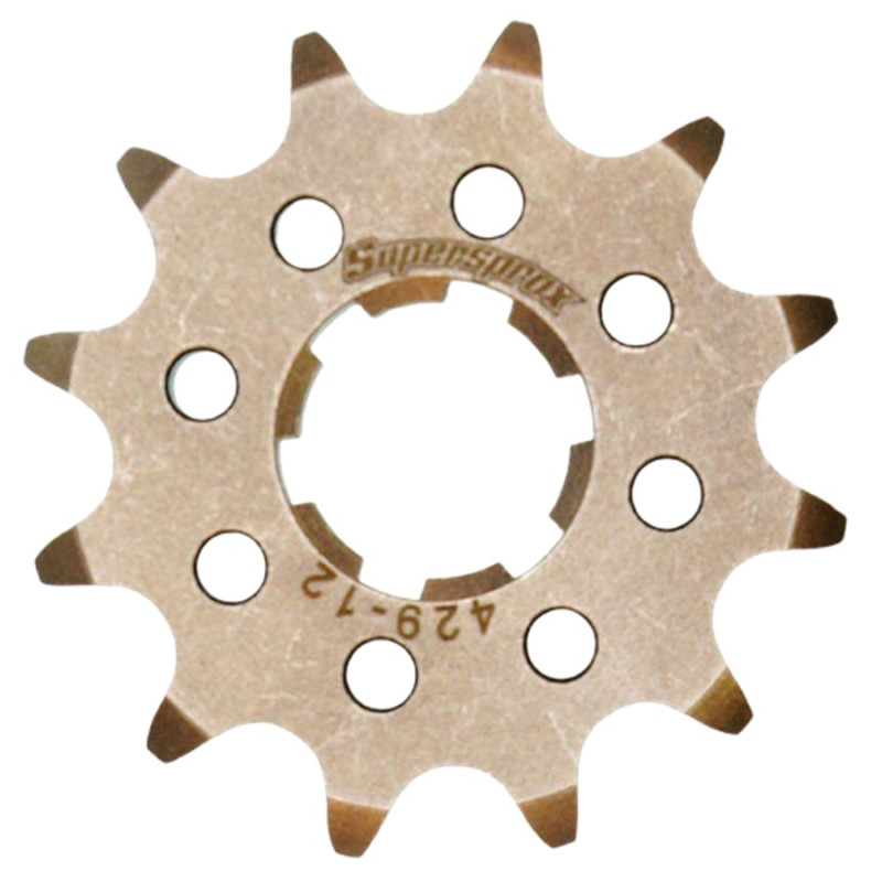 Pignon Acier Supersprox 12 Dents Pas 420 pour Suzuki TS 50 X - 91 à 94