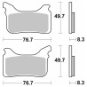 Plaquettes de Frein SBS 842 HS - Métal Fritté