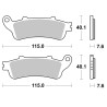 Plaquettes de Frein SBS 721 HS - Métal Fritté